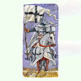 Тевтонский рыцарь.