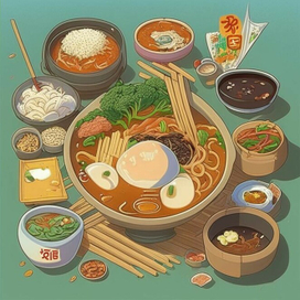 корейская еда 