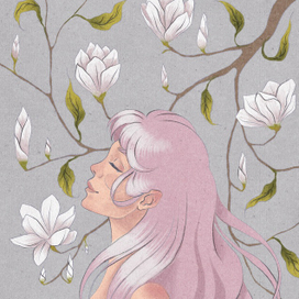 Цветение магнолии