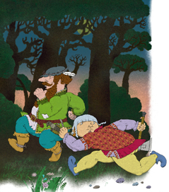 Дети бегущие от грозы