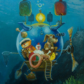 Кот Сарделькин и друзья изучают глубины Байкала