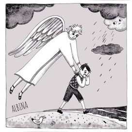 Ангел и Сева (книжка про мальчика приведение "Моя странная жизнь")