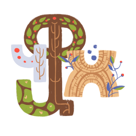 Заставка к главе в детской истории про буквы