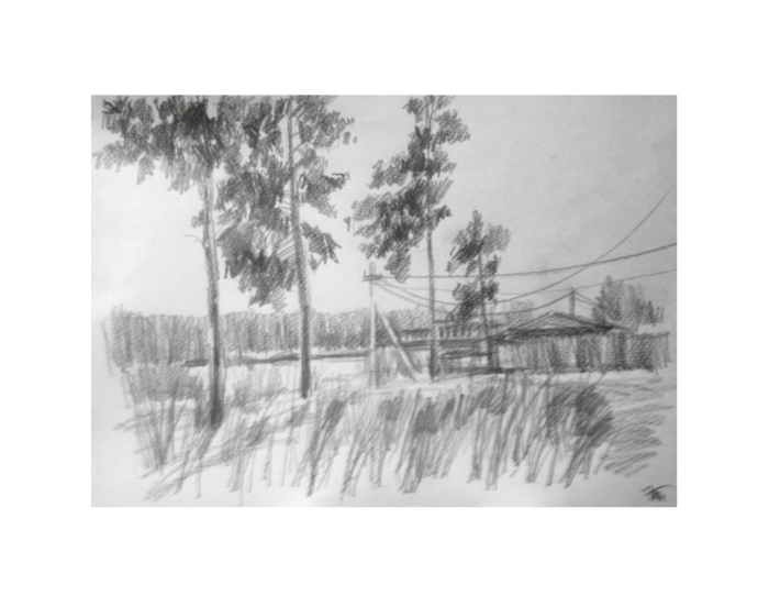 Придорожный пункт продажи тошнотиков с гальюном