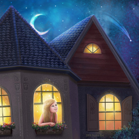 Обложка для детской книги (разворот)