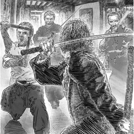 Дорога в сказку, Иллюстрация № 26 - Разборка в клубе единоборств.