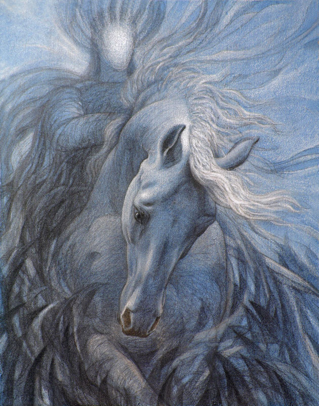 Белый Конь и Его Хозяин