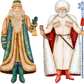 Деды морозы России: Якшамо Атя, Кыш Бабай, Уэс Дадэ