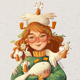 Я и гуси. Основано на реальных событиях