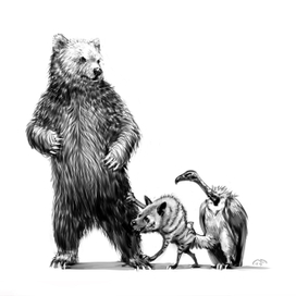 А Васька слушает и ест