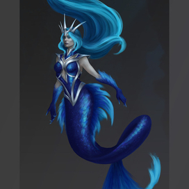 Иллюстрация. Русалка