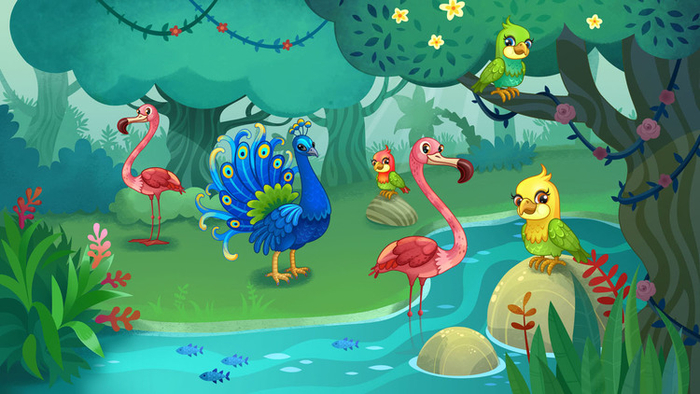 Экзотические птички