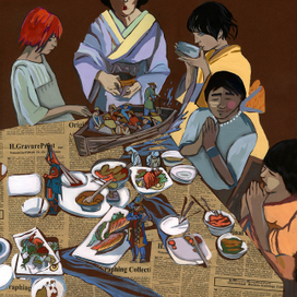 Отобедайте с нами.