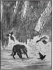 "Улыбка волчицы" иллюстрация к произведению Астафьева