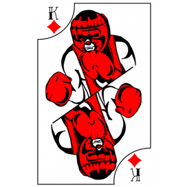 Колода карт "Красный клоун, белый клоун"