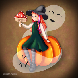 Персонаж ведьмочка