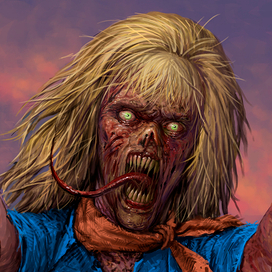 Фрагмент работы над обложкой к сборнику рассказов "Чёрная звезда".