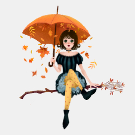 Осенняя ведьма