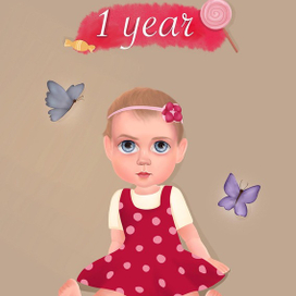 Открытка на День Рождения 