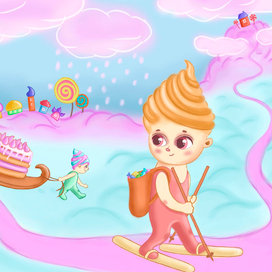 Фрагмент иллюстрации к сказке