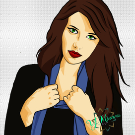 Портрет в векторе