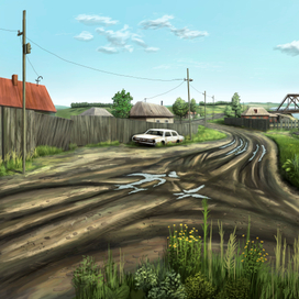 Глухая деревня в трех актаx