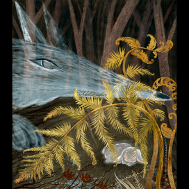 Заяц и папоротник