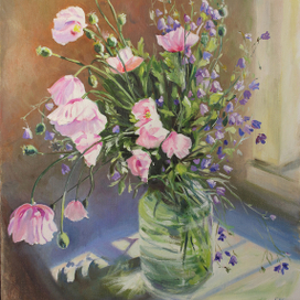 Розовые маки