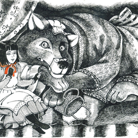 Красная шапочка. (Бабушка, бабушка, а почему...)