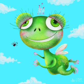 Принцесса лягуха и муха