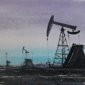 Ночная буровая