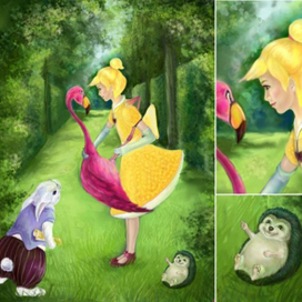 Вальс с фламинго