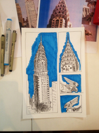 Раскадровка. Chrysler building, New york