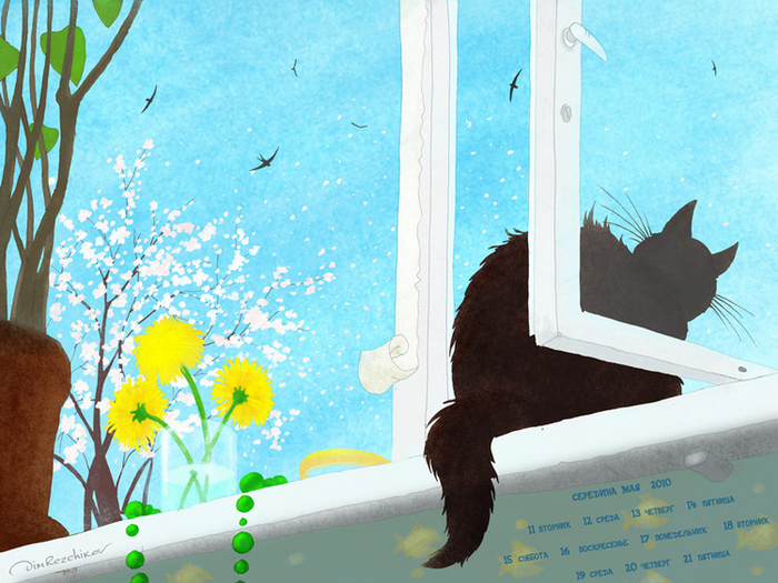 середина мая