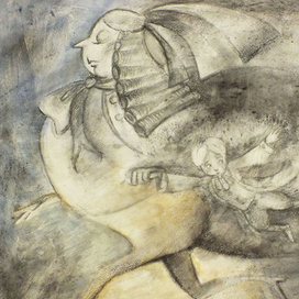 иллюстрация к" Черной курице"