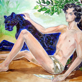 Маугли и Багира