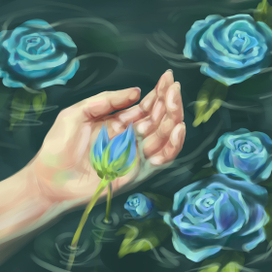 Розы на воде