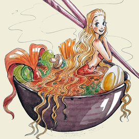 Рыбный рамэн