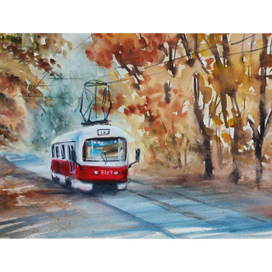 Осенний трамвай 