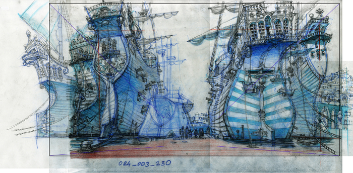 Разработка локации для мультфильма.