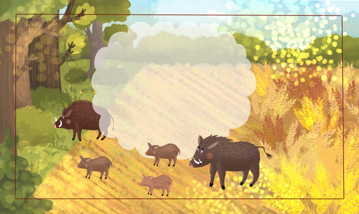 Фон с титрами для мультфильма "Ася и Вася"