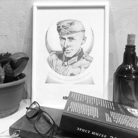 Портрет Эрнста Юнгера