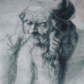 копия портрет старика А. Дюрер.