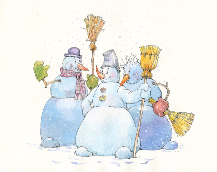 Снеговики