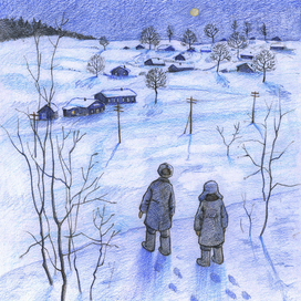 Спящие избы села Кукушкино