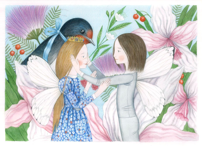 Иллюстрация к "Дюймовочке"