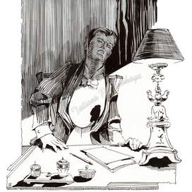 Комиссар. Иллюстрация.