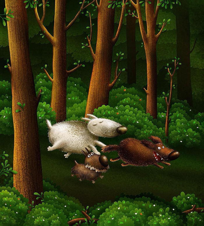 Песики. Немного о терпении. 