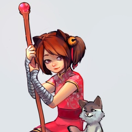 концепт котодевочки