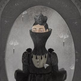 Царевна Несмеяна. Парадный портрет.